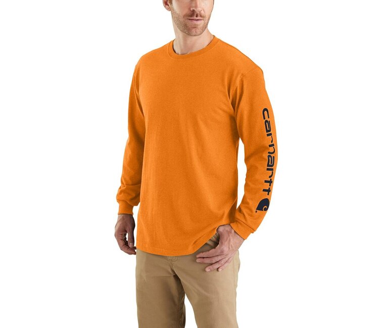 Carhartt Men's Long-Sleeve Logo Sleeve Graphic T-Shirt - Traditions  Clothing & Gift Shop