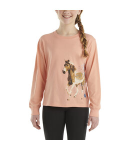 Carhartt Girl's Long-Sleeve Running Horse T-Shirt CA9974