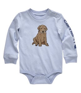 Carhartt Boy's Infant Long-Sleeve Puppy Bodysuit CA6416