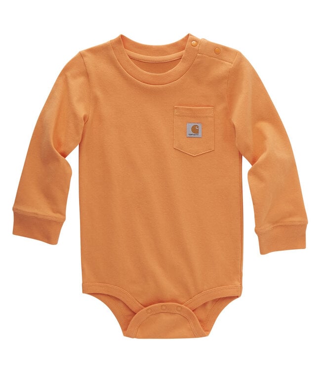 Carhartt Kid's Infant Long-Sleeve Pocket Bodysuit - Traditions Clothing ...