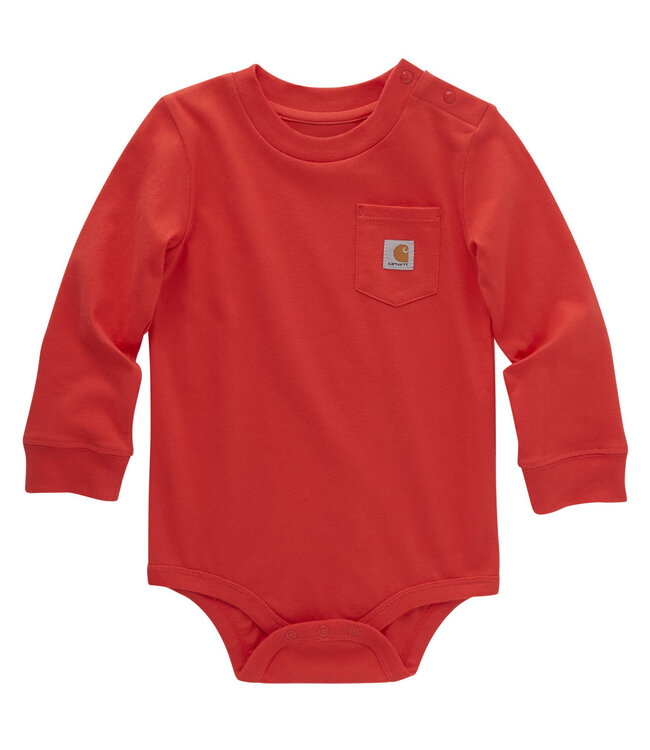 Carhartt Kid's Infant Long-Sleeve Pocket Bodysuit - Traditions Clothing ...