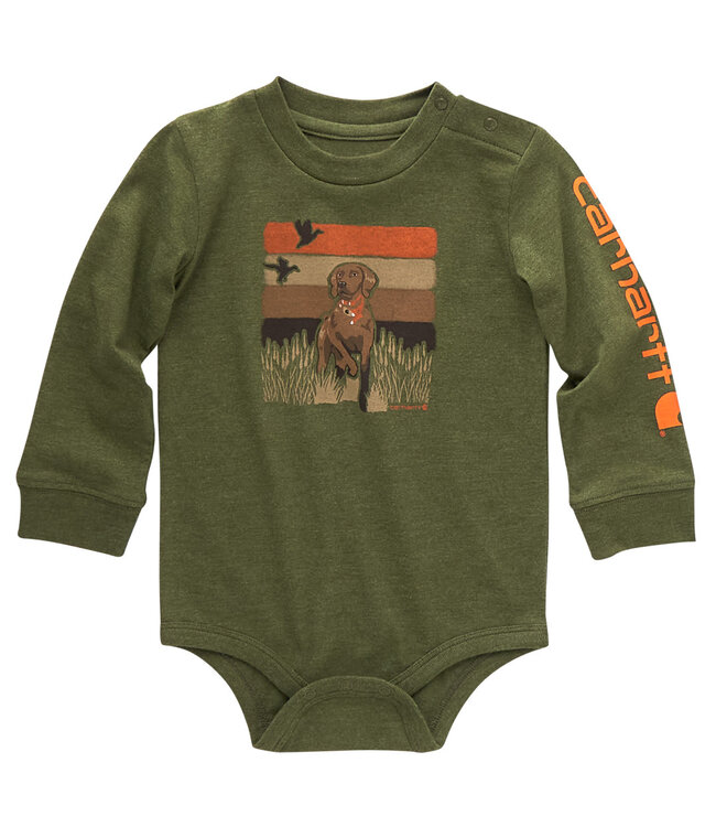 Carhartt Boy's Infant Long-Sleeve Dog Bodysuit - Traditions Clothing & Gift  Shop