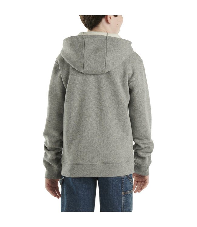 Carhartt Boy's Long-Sleeve Full Zip Logo Sweatshirt - Traditions ...