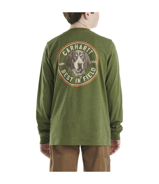Carhartt Boy's Long-Sleeve Dog Pocket T-Shirt CA6455