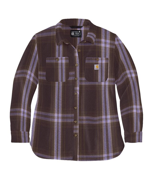 Carhartt Women's Loose Fit Twill Plaid Shirt - Traditions Clothing ...