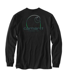 Carhartt Men's Loose Fit Heavyweight Long-Sleeve Pocket C Graphic T-Shirt 106125