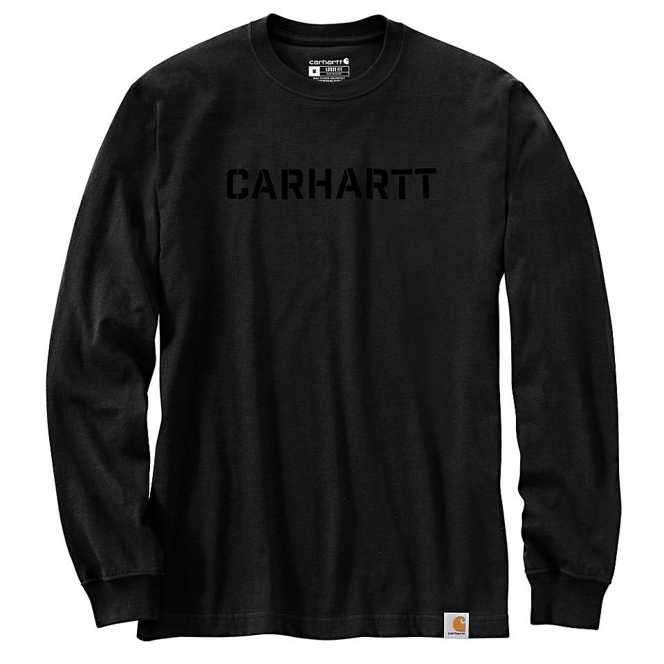 Carhartt Men's Loose Fit Heavyweight Long-Sleeve Logo Graphic T-Shirt -  Traditions Clothing & Gift Shop