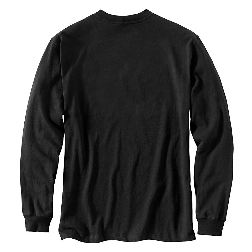 Men's Loose Fit Heavyweight Long-Sleeve Logo Graphic T-Shirt 105951