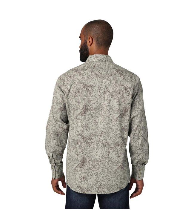Wrangler Men's Way Out West Western Snap Shirt 112335461