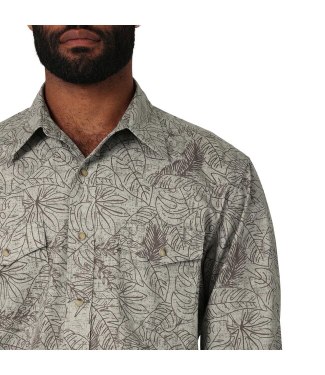 Wrangler Men's Way Out West Western Snap Shirt 112335461