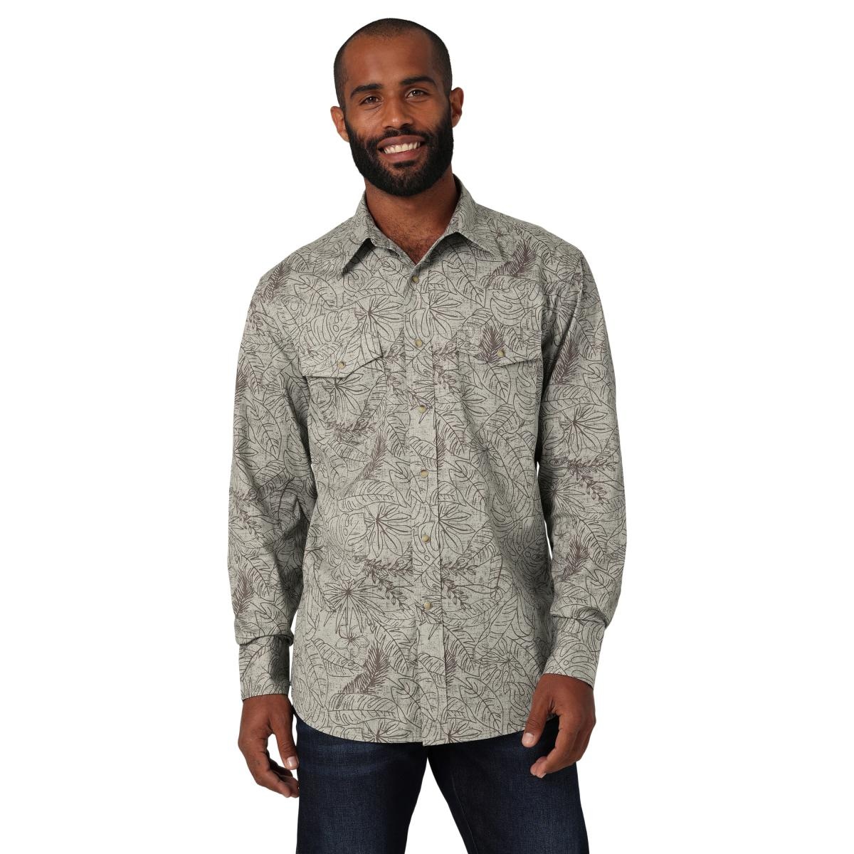 Wrangler Men's Way Out West Western Snap Shirt - Traditions Clothing ...