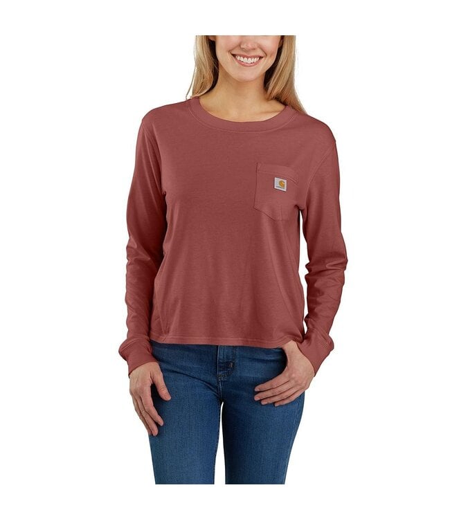 Carhartt Women's Loose Fit Lightweight Long-Sleeve Crewneck T-Shirt -  Traditions Clothing & Gift Shop