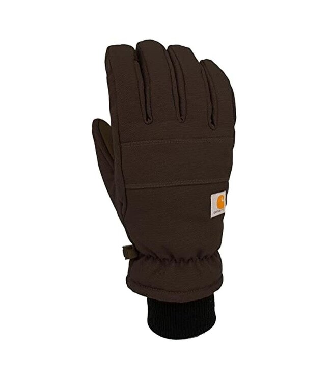 Carhartt Men's Insulated Duck/Synthetic Leather Knit Cuff Glove GL0781M