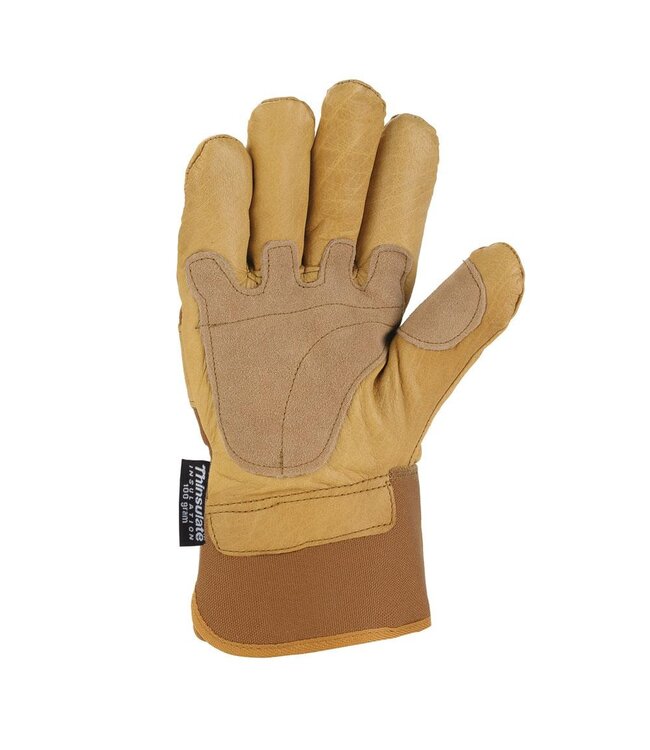 Carhartt Men's Insulated Grain Leather Safety Cuff Work Glove A513
