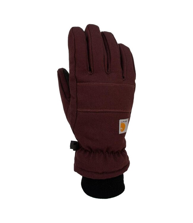 Carhartt Women's Insulated Duck/Synthetic Leather Knit Cuff Glove GL0781W