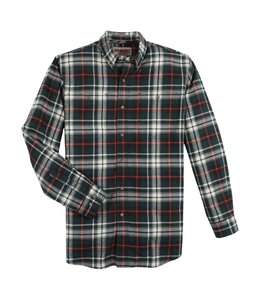 Wrangler Men's Rugged Wear Long-Sleeve Flannel Plaid Button-Down Shirt 112330381