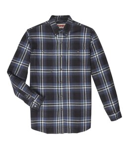 Wrangler Men's Rugged Wear Long-Sleeve Flannel Plaid Button-Down Shirt 112330380