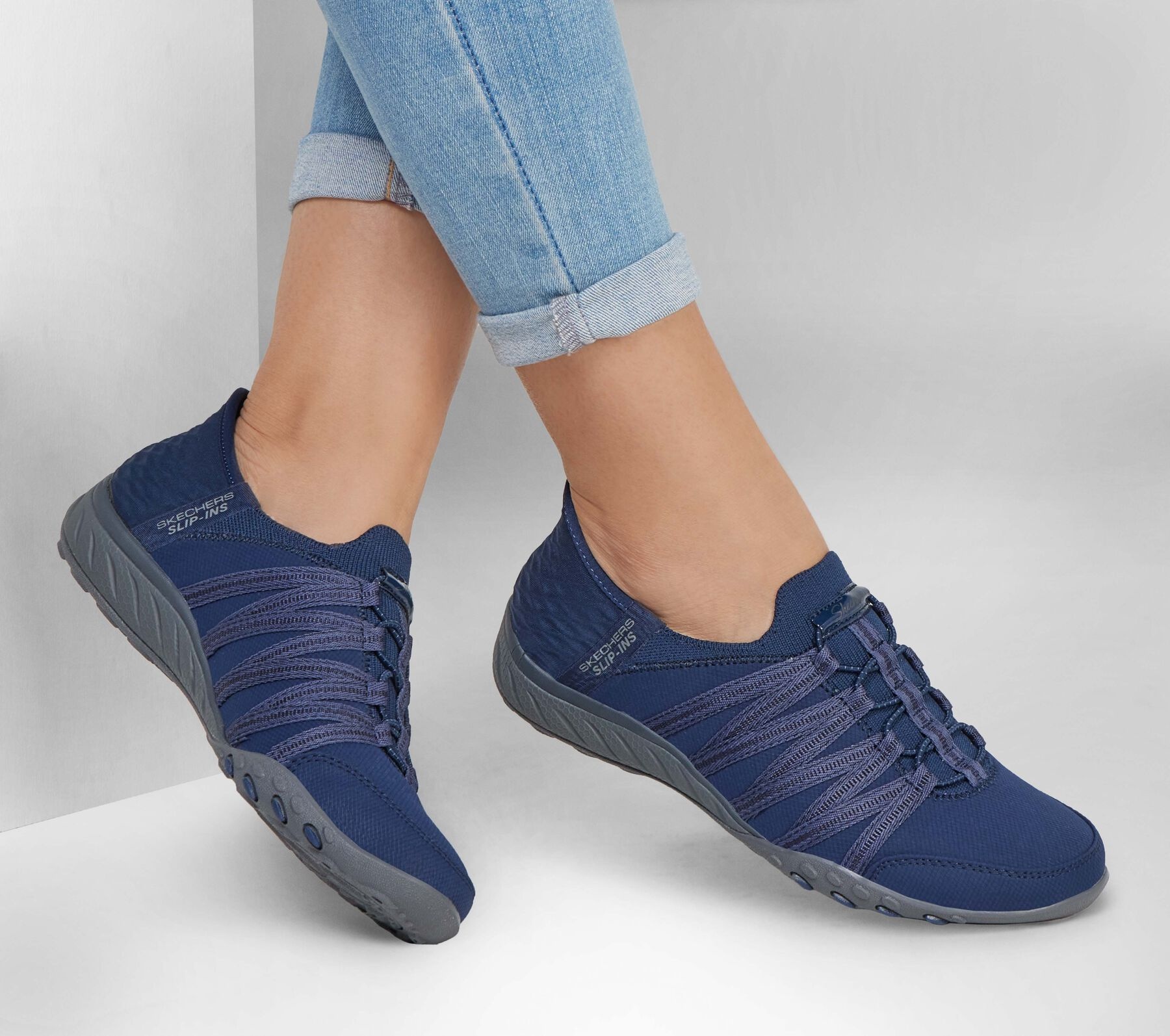 Skechers Women's Slip-Ins: Breathe-Easy-Roll-With-Me Shoe