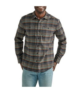 Wrangler Men's Lee Long-Sleeve Flannel Work Shirt 112339806