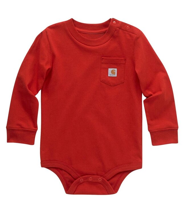 Carhartt Kid's Infant Long-Sleeve Pocket Bodysuit CA5003