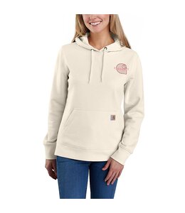 Carhartt Women's Rain Defender Relaxed Fit Midweight Chest Graphic Sweatshirt 106172