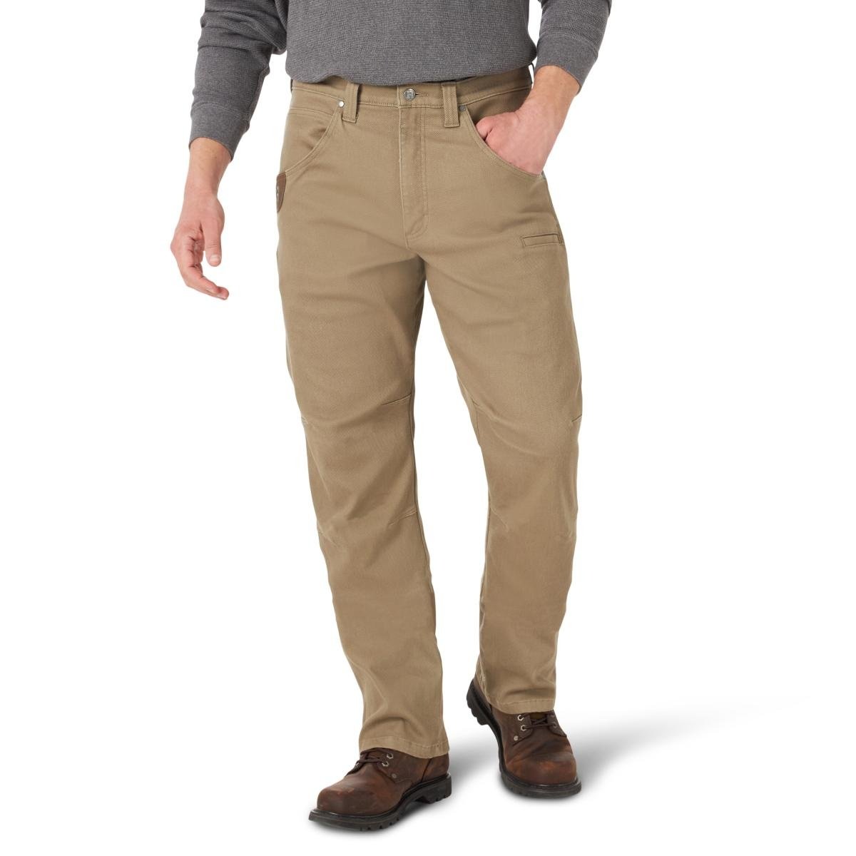 Carhartt Pants: Men's 103109 253 Dark Khaki Rugged Professional Relaxed Fit
