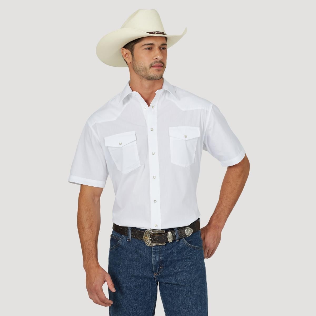 Wrangler Men's Sport Western Snap Shirt - Long Sleeves (Regular Sizes) - Assorted main image 1