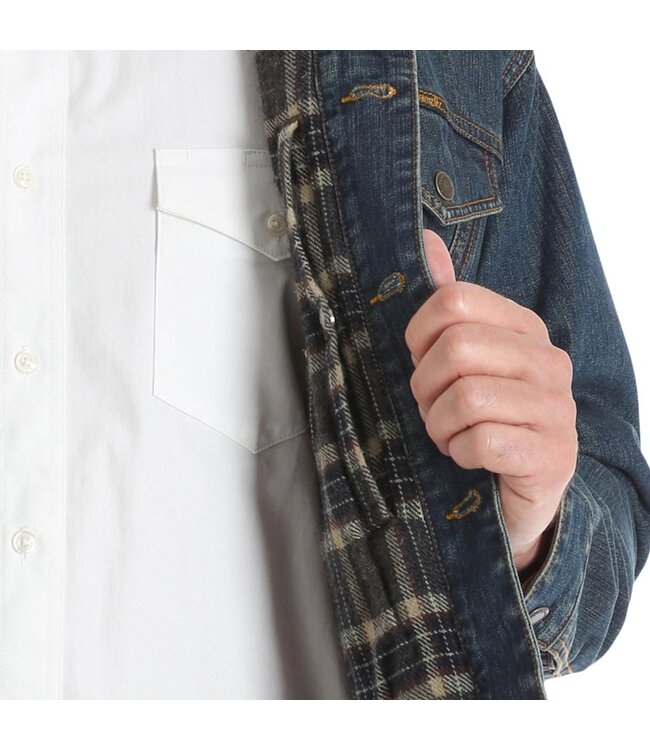 Men's Concealed Carry Blanket Lined Demin Jacket 74265CD