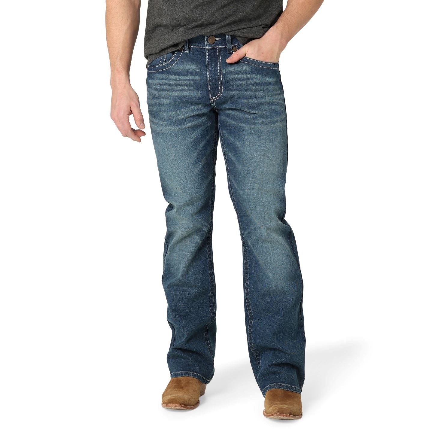 Men's Wrangler Rock 47 Slim Fit Bootcut Jeans - Concert