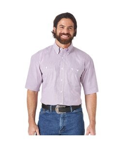 Wrangler Men's George Strait Short-Sleeve Button Down Two Pocket Shirt MGSB877