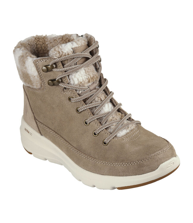 Skechers Women's On-The-Go Glacial Ultra- Timber Boot 144166 TAN