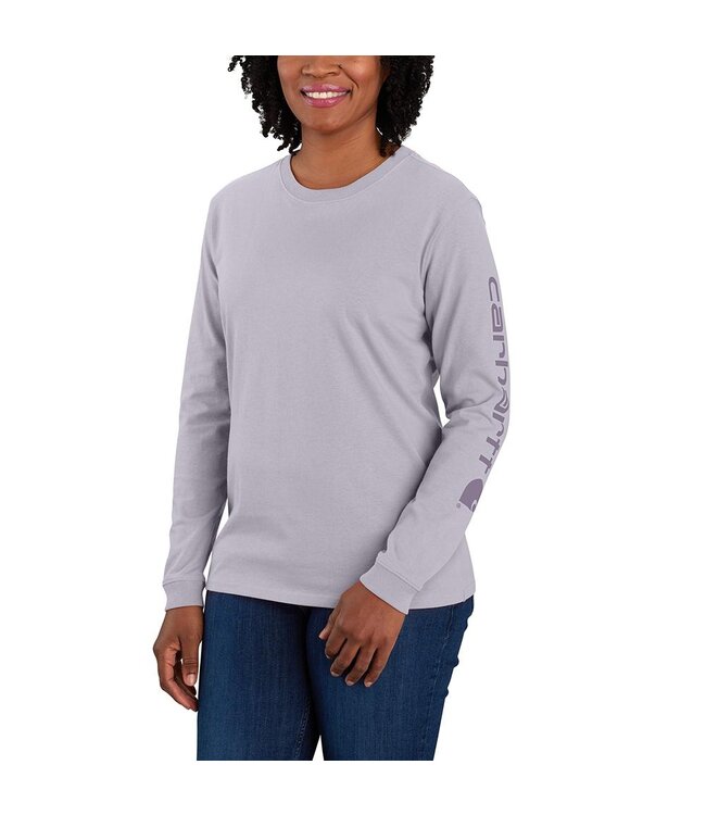 Carhartt Women's Long-Sleeve Logo Sleeve Graphic T-Shirt - Traditions  Clothing & Gift Shop