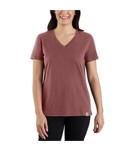 Carhartt Women's Relaxed Fit Lightweight Short-Sleeve V-Neck T-Shirt 105739