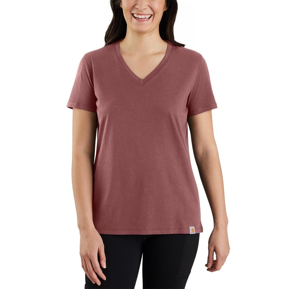 Carhartt Women's Short-Sleeve V-Neck T-Shirt - Traditions Clothing & Gift  Shop
