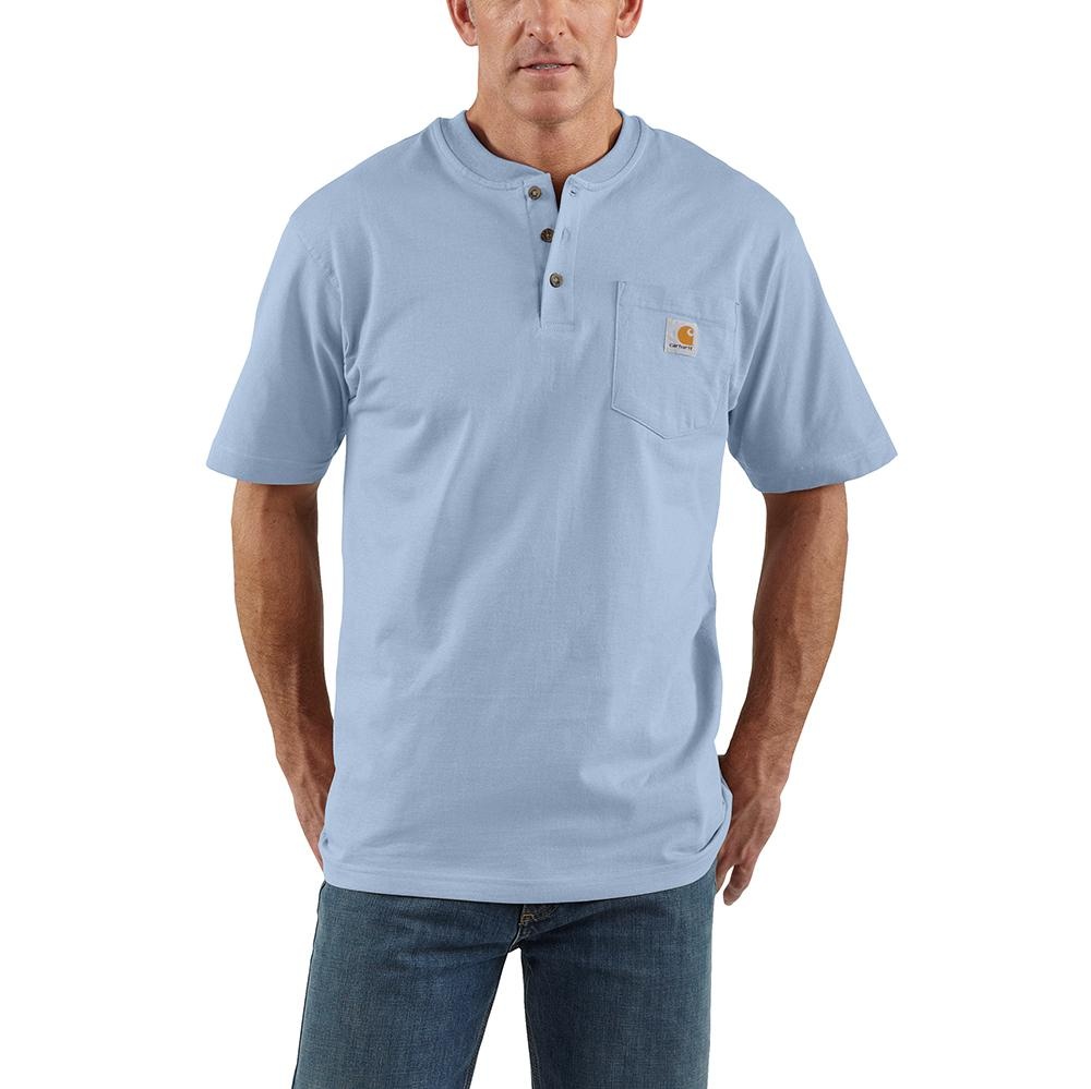 Carhartt Men's Short Sleeve Workwear Henley T-Shirt - Traditions ...