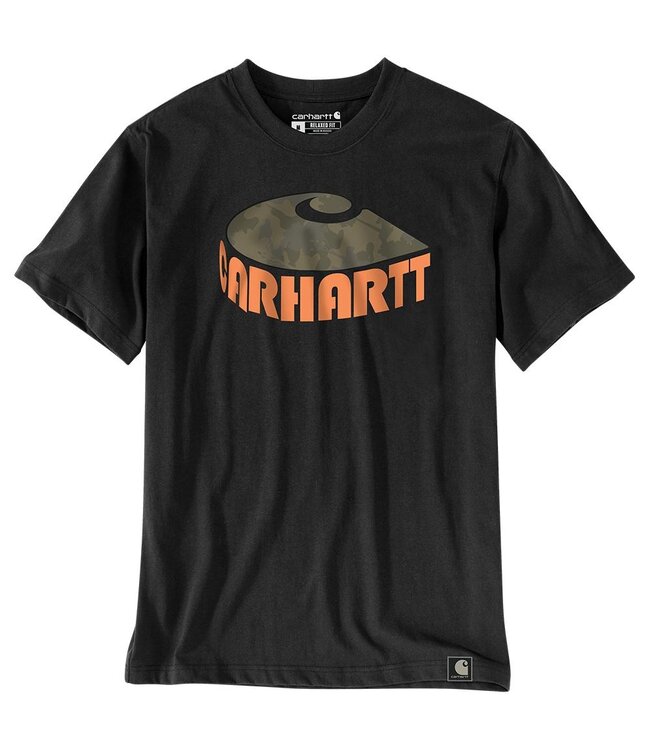 Carhartt Men's Relaxed Fit Heavyweight Short-Sleeve Camo C Graphic T-Shirt 106155