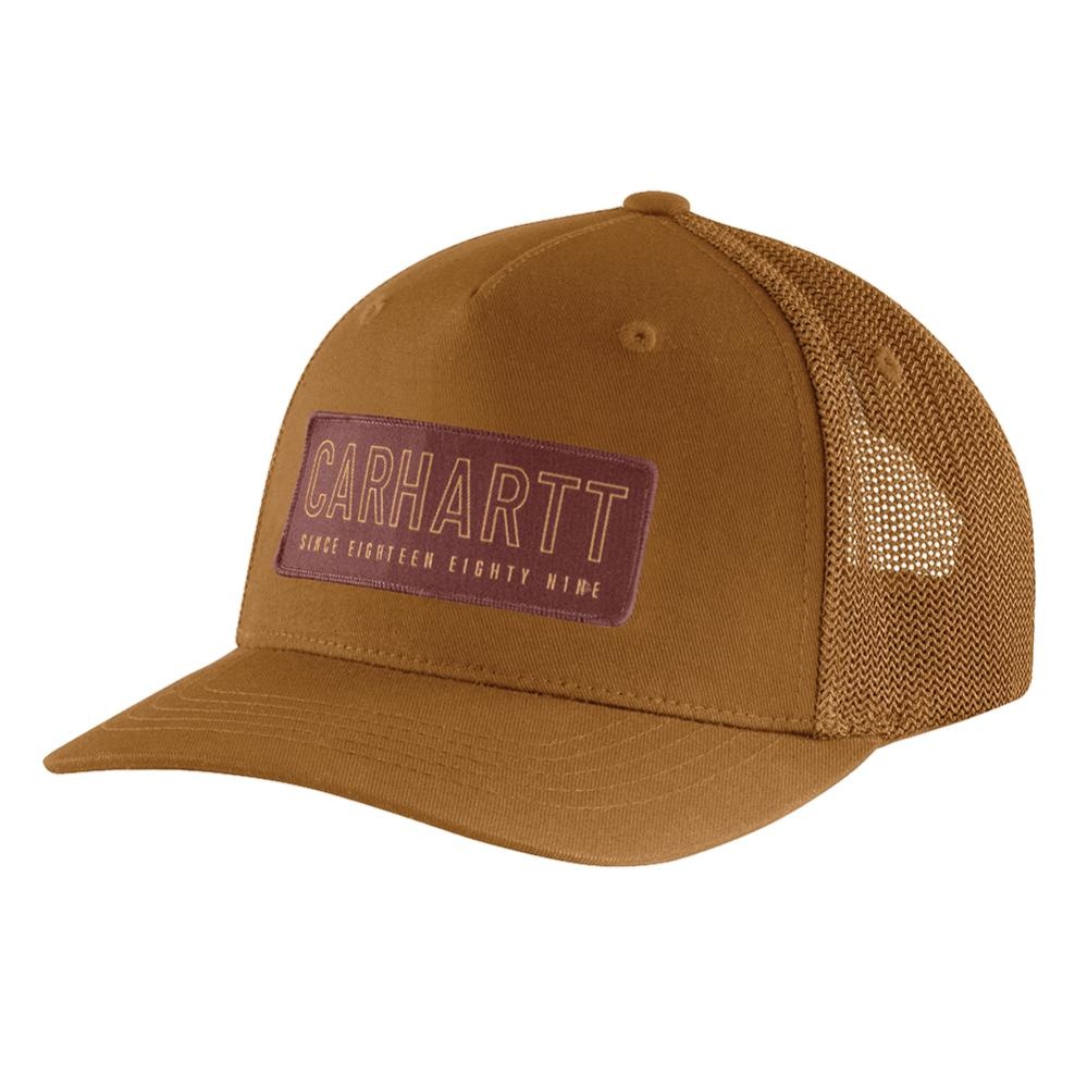 Carhartt Men's Rugged Flex Canvas Mesh-Back 1889 Patch Cap Carhartt Men's Rugged Flex Canvas Mesh-Back 1889 Patch Cap
