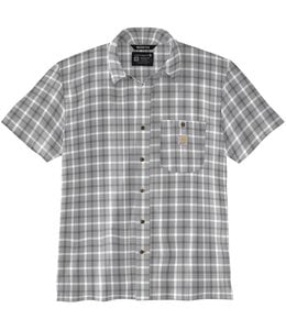 Carhartt Men's Force Sun Defender Relaxed Fit Lightweight Short-Sleeve Plaid Shirt 106167