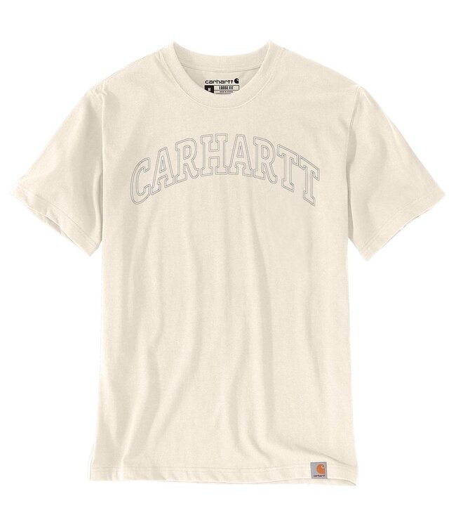 Carhartt Men's Relaxed Fit Heavyweight Short-Sleeve Logo Graphic T-Shirt 106156