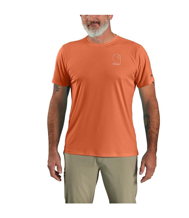 Carhartt Men's Force Sun Defender Lightweight Short-Sleeve Logo Graphic T-Shirt 106163