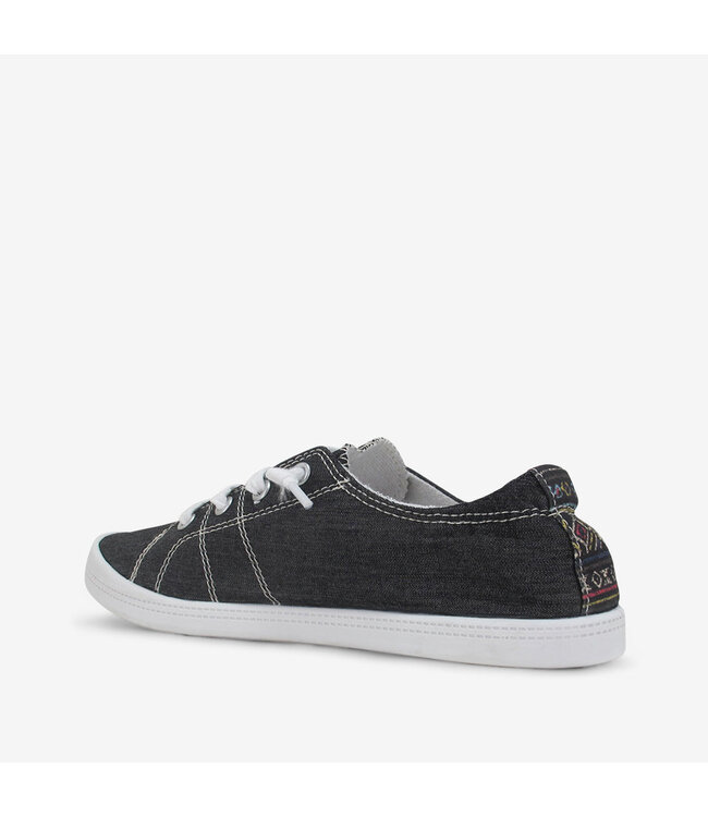 Jellypop Women's Dallas Black Denim Shoe JRBODE008A1