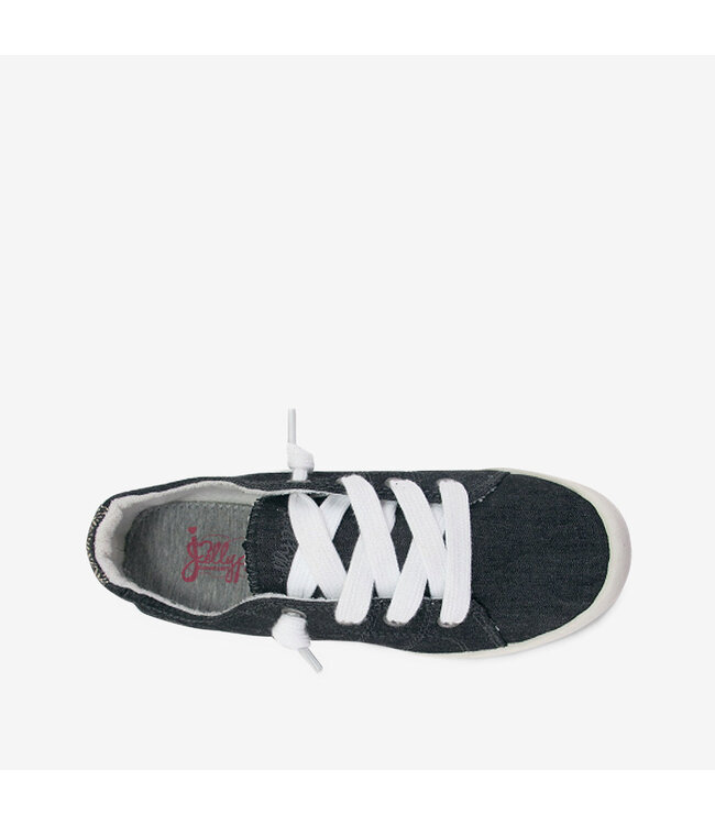 Jellypop Women's Dallas Black Denim Shoe JRBODE008A1