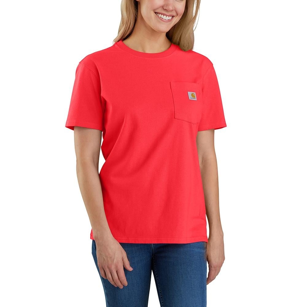 105415 - Carhartt Women's Force Relaxed Fit Midweight Pocket T-Shirt