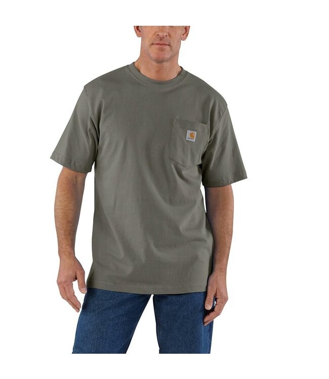 Carhartt Men's Loose Fit Heavyweight Short-Sleeve Pocket T-Shirt K87