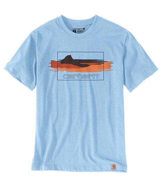 Carhartt Men's Relaxed Fit Heavyweight Short-Sleeve Mountain Graphic T-Shirt 106150