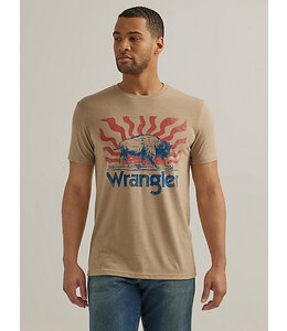Wrangler Men's Short-Sleeve Bison Graphic T-Shirt 112344130