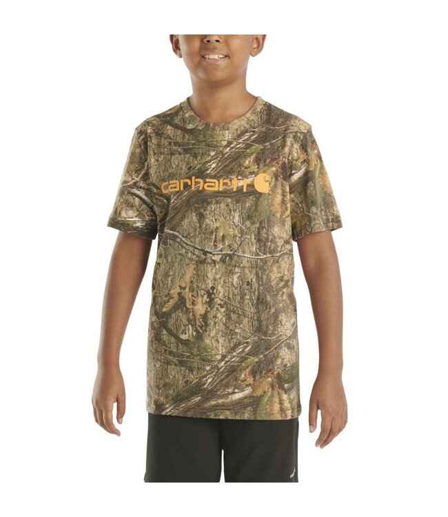 Carhartt Boy's Toddler Short-Sleeve Logo Camo T-Shirt CA6515