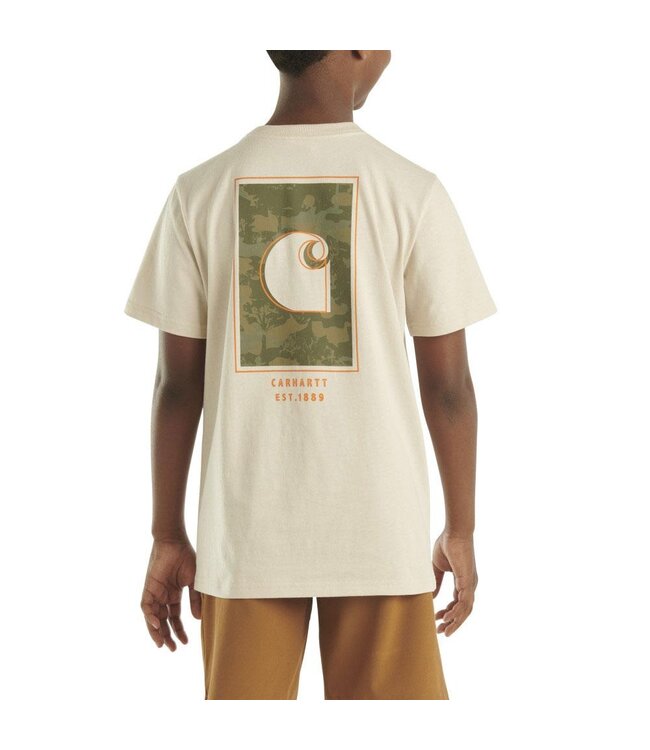 Carhartt Boy's Short-Sleeve Camo Graphic T-Shirt CA6534