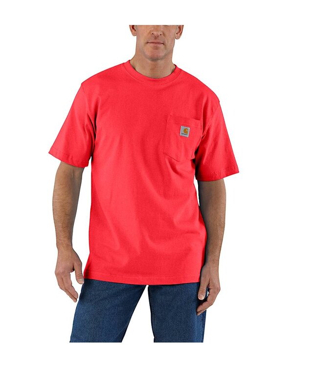 Carhartt Men's Loose Fit Heavyweight Short-Sleeve Pocket T-Shirt K87