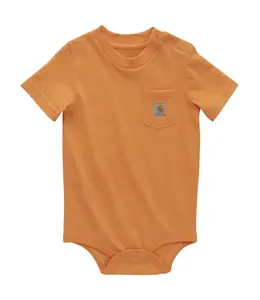 Carhartt Kid's Infant Short-Sleeve Pocket Bodysuit CA5005